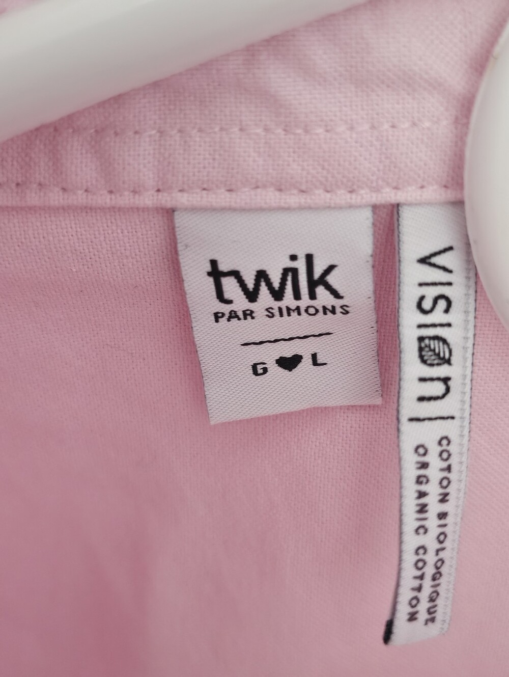 Simons Twik Pale Pink Casual Oxford shirt dress. Great summer dress. - Picture 3 of 11